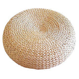 Coussin japonais en tatami, épaissi à la main Coussin en paille de tatami de baie vitrée Coussin en paille N, coussin plat respirant, tapis de sol pour la méditation de yoga
