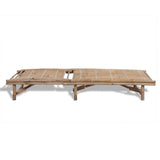 vidaXL Chaise Longue Bambou Transat de Jardin Patio Piscine Balcon Extérieur