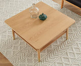 BAÏTA Table Basse, Bois, L80cm