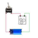 Gebildet Interrupteur à Bascule AC125V 10A / AC250V 6A, SPST Métal Interrupteur à Levier, on/Off 2 Positions 2 Broches, pour Voiture Tableau de Bord Lumière (Pack de 6, Noir)