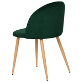 Nimara Chaise en velours au design scandinave, chaise de salle à manger et chaise de cuisine en tissu, chaise de salle à manger rose, gris, vert foncé, vert et bleu