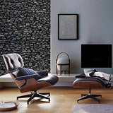 CN Cover Fauteuil Inclinable en Cuir Véritable avec Repose-Pieds Mid Century Classic Lounge Chair Chaise Longue Fauteuil Inclinable Canapé Inclinable en Bois Stratifié Et Base en Aluminium