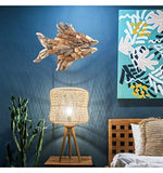 Poisson en Bois flotté 65x40cm - Décoration Murale