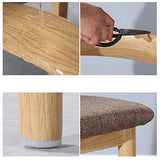 Chaise de Directeur Chaises de salle à manger, imitation Fauteuil de salle à manger en bois massif, mouche sans arche avec dossier Chaises de cuisine moderne Métal pieds-repas Chaises de salle à mange