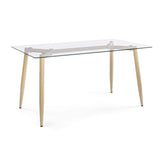 ARREDinITALY Table Design Plateau Verre Rectangulaire 160 x 90
