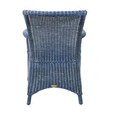 Rotin Design Fauteuil ROSAS Bleu en Osier fitrit