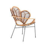 PACIFIC linea Fauteuil LOIC - Rotin/Métal