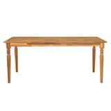 vidaXL Bois d'Acacia Massif Table de Salle à Manger Repas Jardin Terrasse