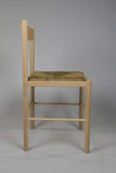 Tommychairs chaises de Design - Set de 2 chaises Pisa 38 pour la Cuisine, Bar et la Salle à Manger, avec Solide Structure en Bois de hêtre Poli, Non traité, 100% Naturel et Assise en Paille