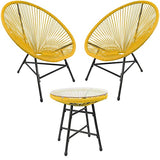 RayGar Ensemble Bistro, Jaune, Taille Unique