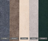 Amaris Elements | Canapé d'angle « Newman » avec 6 Coussins, Tissu Velours Marron, Salon de Jardin 4 Places 2.95m