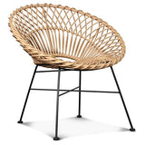 Déco en Ligne - Fauteuil Simili rotin Anna