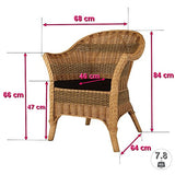 Noel: -43% Fauteuil Perth en rotin et Seagrass