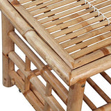 vidaXL Table Basse Table d'appoint Table de Salon Bambou 90 x 50 x 45 cm