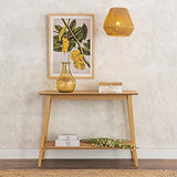 Lola Home Console de Table Nordique Naturelle en Bois MDF 72x30x100 cm