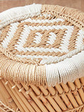CYRILLUS Tabouret en corde et rotin TU Naturel