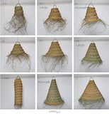 déco tendance,Décoration Marrakech,Suspension luminaire,abat-jour osier tressé,suspension osier,suspension doum,abat-jour bohème,suspension