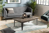 MACABANE DALIE Table, Sapin, Noir, 120X66X41