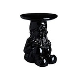 Kartell Napoleon tabouret noir brillant