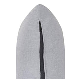 Beliani - Canapé d'angle 3 Places - Dolva - Tissu, Gris Clair