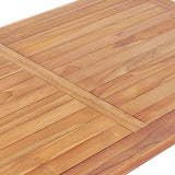 Festnight Table de Bar de Jardin Table de Jardin en Bois Table Extérieur Table de Salle à Manger Table de Terrasse 120 x 65 x 110 cm