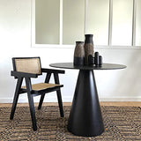 OPJET Chaise, Rotin, Noir, Midi