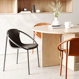 Umbra Ringo Chaise de Salle à Manger Moderne pour intérieur ou extérieur, Sierra, Métal, Terre Cuite, Marron, Taille Unique