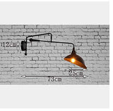 Industriel Rétro Applique Murale En Fer Créatif Personnalité Duckbill Abat-Jour Rotatif Applique Murale Salon Applique Restaurant Restaurant Applique Café Applique Murale