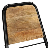 vidaXL 2X Bois de Manguier Chaise de Salle à Manger Chaise à Manger Cuisine