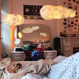 Créatif 3D Nuage Pendentif Lumière PVC Coton Nuage Abat-Jour Lustre Nuage Plafonnier Plafonnier Pour Salle À Manger, Salon, Centre Commercial