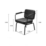 KXBYMXMobilier de Salon de Cuisine Chaise de Loisirs rétro, Chaise Industrielle de Vent Chaise de café créative de Fer (Couleur : Green)