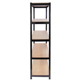 Garden Mile Étagère à 5 tablettes ultra solide industrielle sans vis pour garage ou serre en panneaux MDF 150 x 70 x 30 cm 180 kg par tablette
