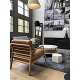 ALTASSINA Fauteuil Cuir (Camel)