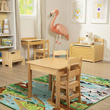 Melissa & Doug - Pupitre à couvercle rabattable et chaise en bois pour enfant