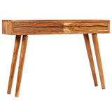 Tuduo Console avec Tiroirs poussiere d'Acacia Massif 118 x 30 x 80 cm Design Unique, Moderne et élégante Table Console entrée