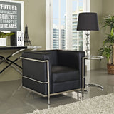 AG Charles Le Corbusier LC2 Petit Confort Fauteuil Noir 76 cm