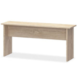 Tidyard 3 pcs Mobilier de Salle à Manger | Table a Manger | Mobilier de Cuisine | Table de Cuisine avec 1 Table et 2 Bancs Aggloméré Chêne