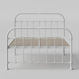The Original Bed Co. Lit Timolin Cadre de Lit en Métal et Fer Blanc Satiné 160 x 190 cm