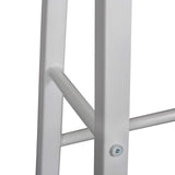 WOLTU BH130hei-2 Lot de 2 Tabourets de Bars Bistrot Structure en Acier Stable et Durable Surface d'assise en MDF, Chêne Clair