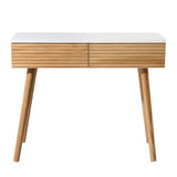 MACABANE Console 2 tiroirs, 97 x 40 x 25