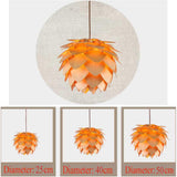 YingZW Décoration Simple Lampe Rétro Bois Naturel Clair Bois tissé à la Main au Plafond en Bois Chambre Salon Plafond Café Bar Couloir,50cm
