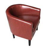 Keinode Fauteuil Confère Simili Cuir Incomparable Design Salon Salle à Manger Chambre à Coucher Salon Bureau W58 cm X D50 cm X H :