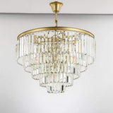 chambre lustres en cristal moderne et minimaliste vie américaine salle à manger lustre éclairage personnalité créative, blanc froid, Dia 80cm
