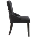 Chaise de Salle à Manger - Lot de 2/4, Couleurs au Choix - Design Retro, Revêtement Tissu, Pied en Bois - Fauteuil, Cuisine,Salon