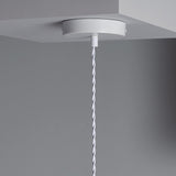 LEDKIA LIGHTING Suspension Textile Reflect Duo Blanc