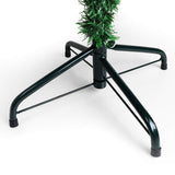 Sunjas Sapin de Noël Artificiel en PVC, avec Neige, Fruits Rouges, Ananas Véritables, Support en métal, Arbre pour Décoration de Noël (150cm, 400 Branches)