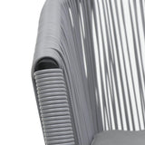 vidaXL 2X Chaises de Jardin Chaises de Terrasse Chaises de Patio Chaises d'Extérieur Sièges d'Extérieur Meuble de Jardin Anthracite Rotin PE