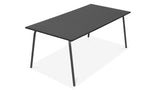 Oviala Table de Jardin et 6 chaises en métal