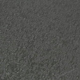 AUBRY GASPARD Table Basse Ovale en métal texturé Noir