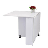 Table de cuisine salle a manger pliable amovible tres pratique en panneaux de particules